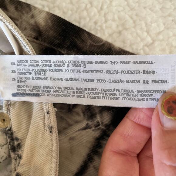 Y2K Zara Woman Tie-Dye Skinny Jeans Paris Boho Stretch Denim Size 6 ! - Picture 5 of 10
